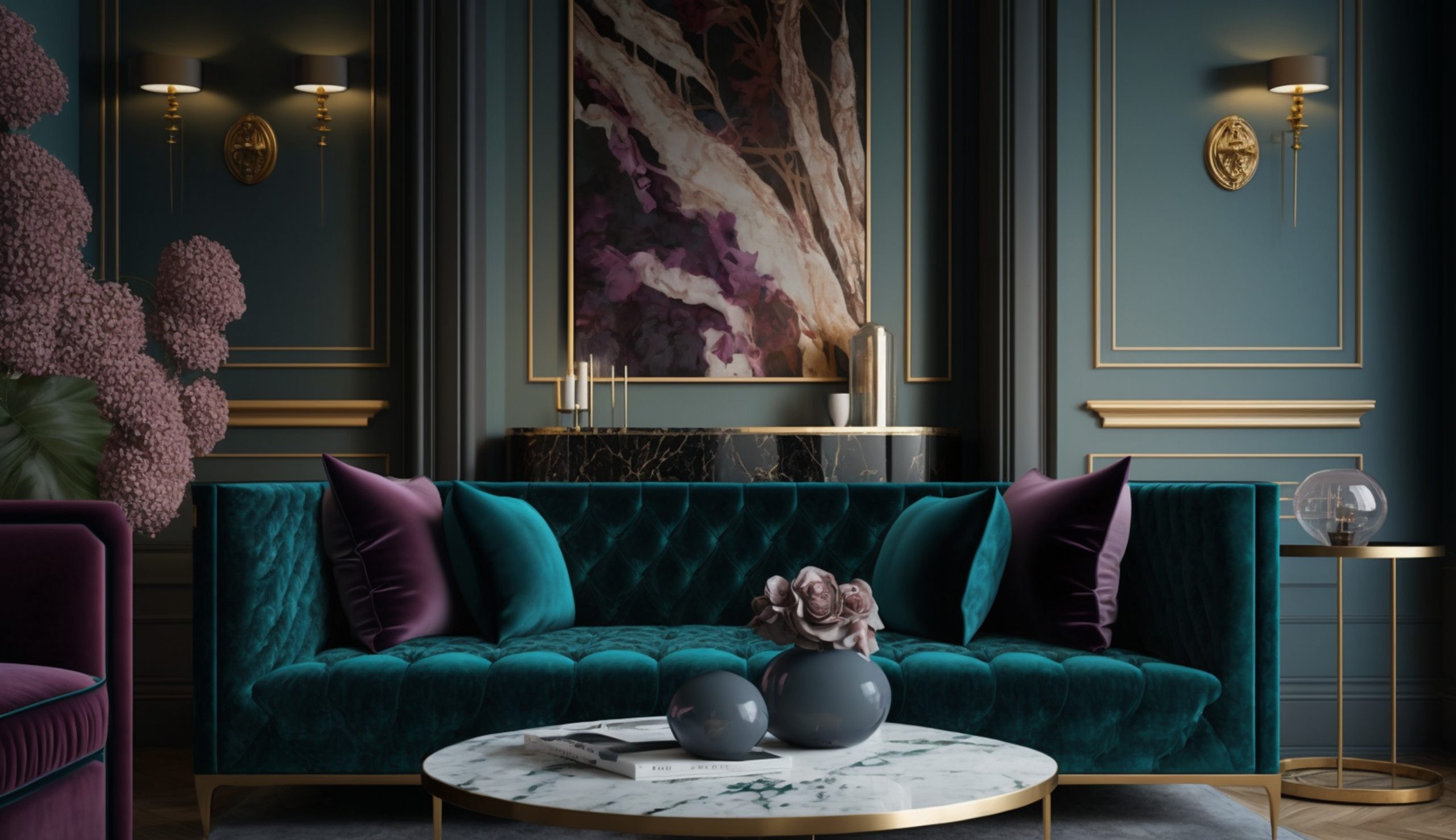 L'Élégance Rétro-Futuriste : Plongez dans l'Ambiance Art Déco Moderne ...